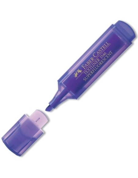 C 10 MARCADORES TEXTLINER 46 VIOLETA FABER CASTELL