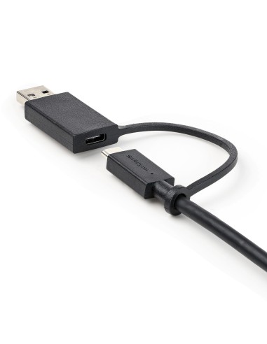 USBCCADP cable USB 1 m USB 3.2 Gen 2 (3.1 Gen 2) USB C Negro