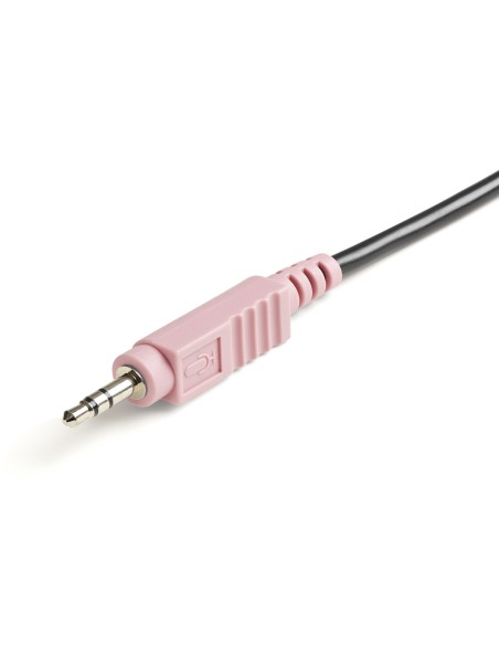 Cable KVM 4 en 1 de 1,8m con DVI USB Audio y Micrófono