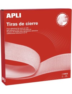 CREMALLERA TEXTIL AUTOADHESIVA 2CMX25M BLANCO