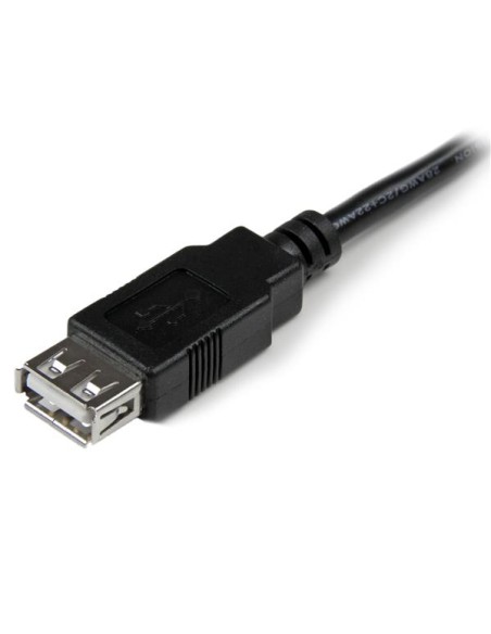 Cable de 0,15m de Extensión Alargador USB 2.0 - Macho a Hembra USB A - Extensor