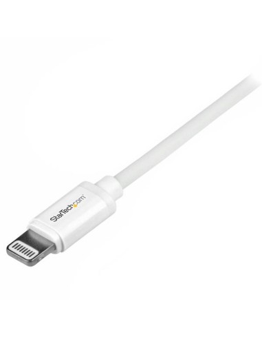 Cable 1m Lightning 8 Pin a USB A 2.0 para Apple iPod iPhone 5 iPad - Blanco