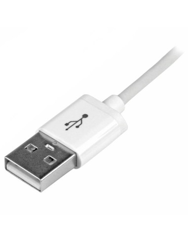 Cable 1m Lightning 8 Pin a USB A 2.0 para Apple iPod iPhone 5 iPad - Blanco