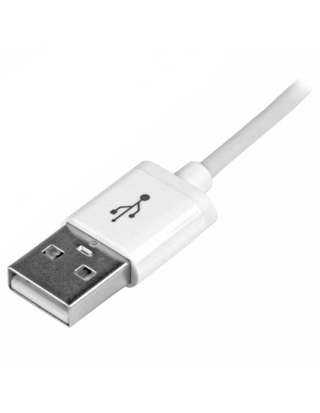 Cable 1m Lightning 8 Pin a USB A 2.0 para Apple iPod iPhone 5 iPad - Blanco