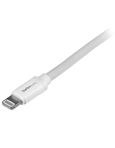 Cable de 2m Lightning de 8 Pin a USB A 2.0 para Apple iPod iPhone 5 iPad - Blanco