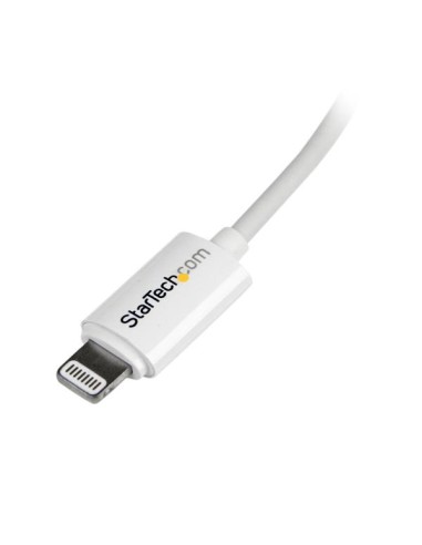 Cable de 2m Lightning de 8 Pin a USB A 2.0 para Apple iPod iPhone 5 iPad - Blanco