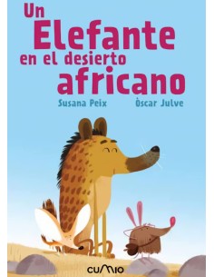 UN ELEFANTE EN EL DESIERTO AFRICANO