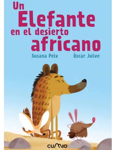 UN ELEFANTE EN EL DESIERTO AFRICANO