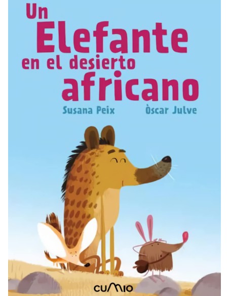 UN ELEFANTE EN EL DESIERTO AFRICANO