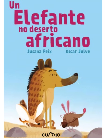 UN ELEFANTE NO DESERTO AFRICANO