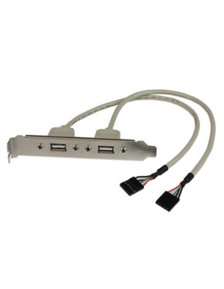 Adaptador de Placa USB A Hembra de 2 puertos
