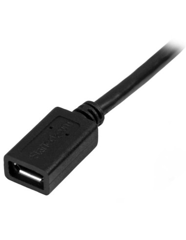 Cable de 50cm Micro USB de Extensión - Macho a Hembra