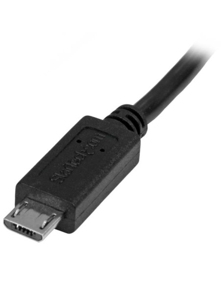 Cable de 50cm Micro USB de Extensión - Macho a Hembra