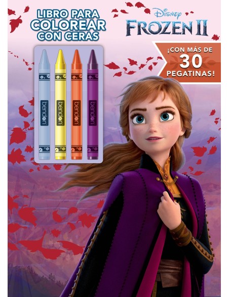 Frozen 2 Libro para colorear con ceras