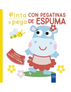 Pinta y pega con pegatinas de espuma Amarillo
