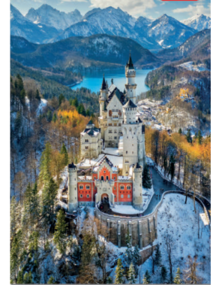 CASTILLO DE NEUSCHWANSTEIN DESDE EL AIRE PUZZLE 1000 PIEZAS