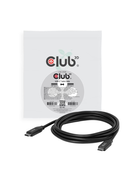 Cable USB-C® seguro de 240 W sin datos, 2 m/6,56 pies