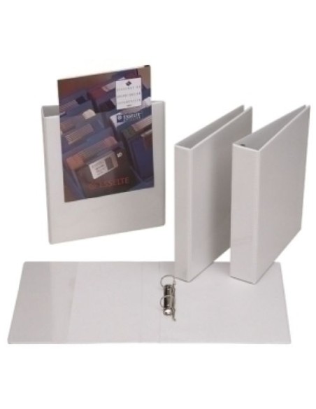 CARPETA CANGURO A4 2 ANILLAS 16MM COLOR BLANCO
