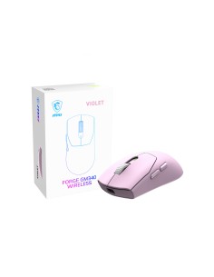 Forge Gm340 Wireless Violet ratón Juego Ambidextro RF Wireless + Bluetooth Óptico 12000 DPI