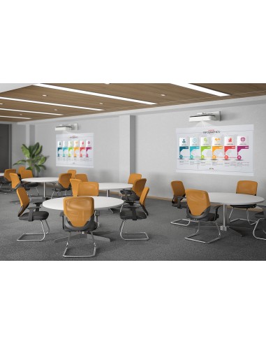 EB-810E videoproyector Proyector de alcance ultracorto 5000 lúmenes ANSI 3LCD 1080p (1920x1080) Blanco