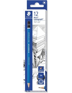 C 12 LAPIZ DE GRAFITO MARS LUMOGRAPH 100 5H