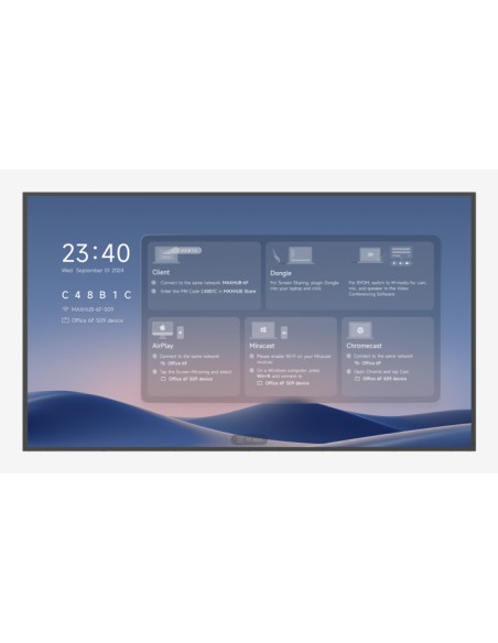 ND55CMB pantalla de señalización Pantalla plana para señalización digital 139,7 cm (55") LED Wifi 500 cd / m² 4K Ultra HD Negro 