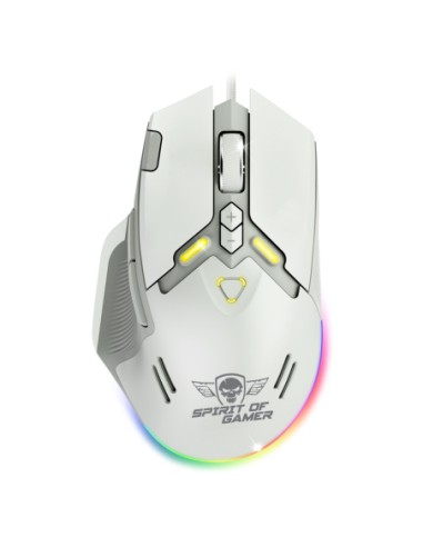 ELITE M60 ARTIC ratón Juego mano derecha USB Tipo C Óptico 20000 DPI