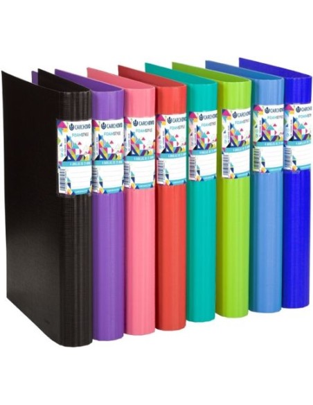 C 8 carpeta a4 4 anillas 40mm foam style colores surtidos