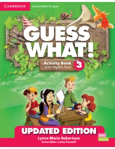Guess WhatSpecial edition for Spain Updated Level 3 Activity Book with Digital