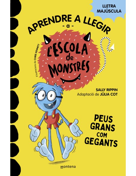 Aprendre a llegir a l Escola de Monstres 4 Peus grans com gegants