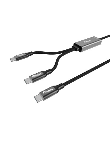 128895 cable USB USB 2.0 1,5 m USB C 2 x USB C 0,48 Gbit/s 140 W Negro