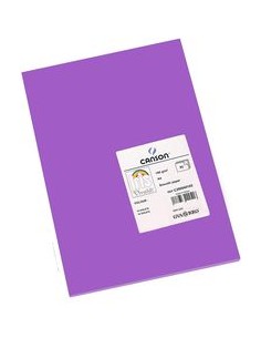 Paq 50 cartulinas a4 violeta iris