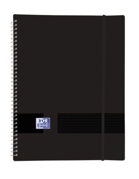 400160223 carpeta Plástico Negro A4 Pack 5