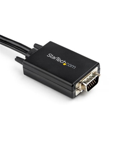 Cable de 2m Adaptador VGA a HDMI - Alimentado por USB - 1080p