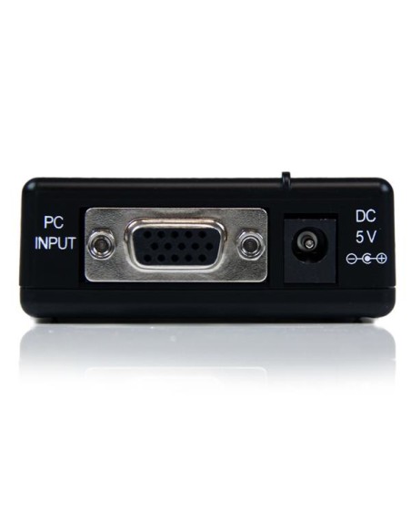 Adaptador Conversor de Vídeo VGA HD15 a Vídeo Compuesto RCA o S-Video - Composite - Convertidor PC a TV