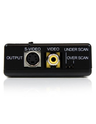 Adaptador Conversor de Vídeo VGA HD15 a Vídeo Compuesto RCA o S-Video - Composite - Convertidor PC a TV