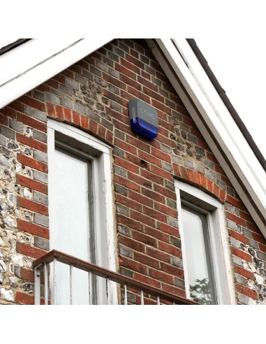 Cave Sirena inalámbrica Exterior Azul, Gris