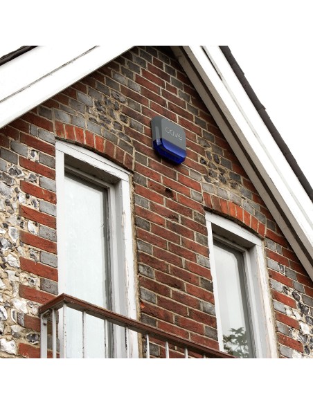 Cave Sirena inalámbrica Exterior Azul, Gris