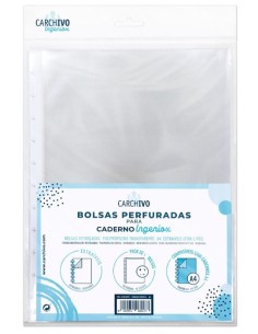 PACK 5 FUNDAS INGENIOX A4 PP CRISTAL REFORZADO