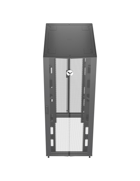 VR3150 armario rack 42U Rack o bastidor independiente Negro, Transparente