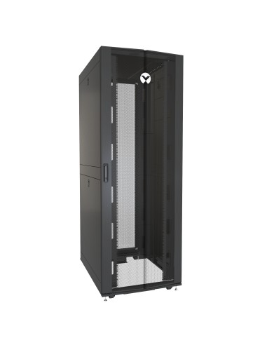 VR3157 armario rack 48U Rack o bastidor independiente Negro, Transparente