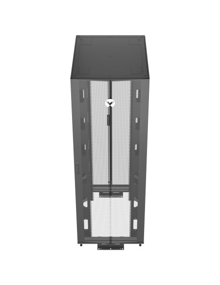 VR3157 armario rack 48U Rack o bastidor independiente Negro, Transparente