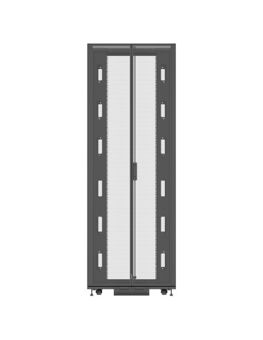 VR3157 armario rack 48U Rack o bastidor independiente Negro, Transparente