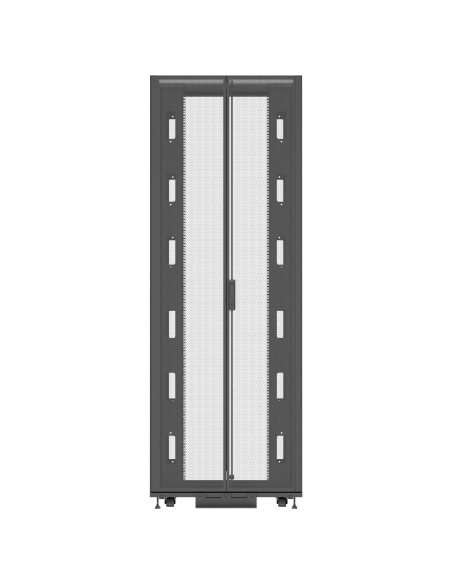 VR3157 armario rack 48U Rack o bastidor independiente Negro, Transparente