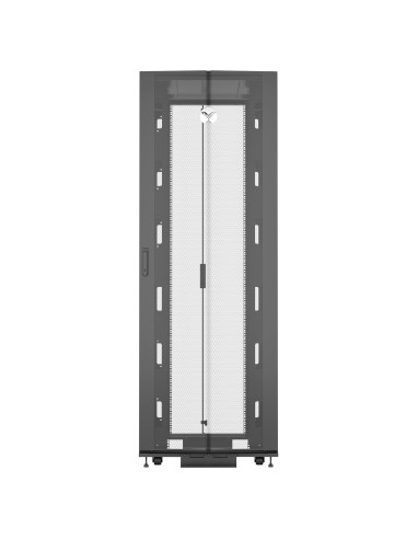 VR3157 armario rack 48U Rack o bastidor independiente Negro, Transparente