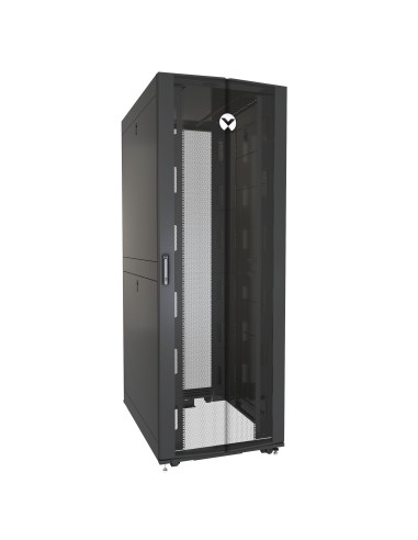 VR3357 armario rack 48U Rack o bastidor independiente Negro, Transparente