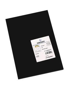 Paq 50 cartulinas a4 negro iris