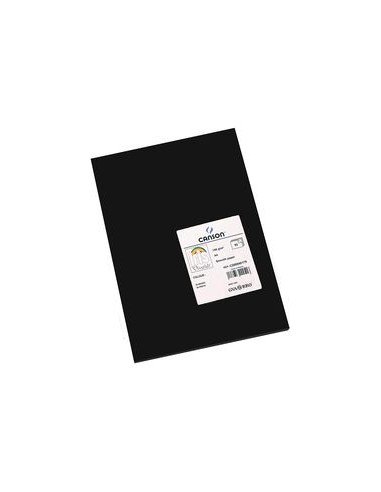 Paq 50 cartulinas a4 negro iris