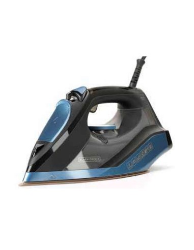 BXIR2801E Plancha vapor-seco Suela de cerámica 2800 W Negro, Azul