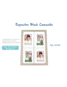 EXP 40 BLOC COMUNION FOTOS SURTIDO